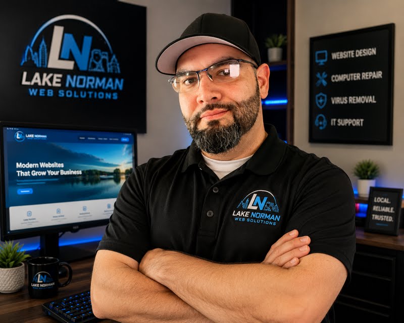 Phil Catanese Jr., owner of Lake Norman Web Solutions